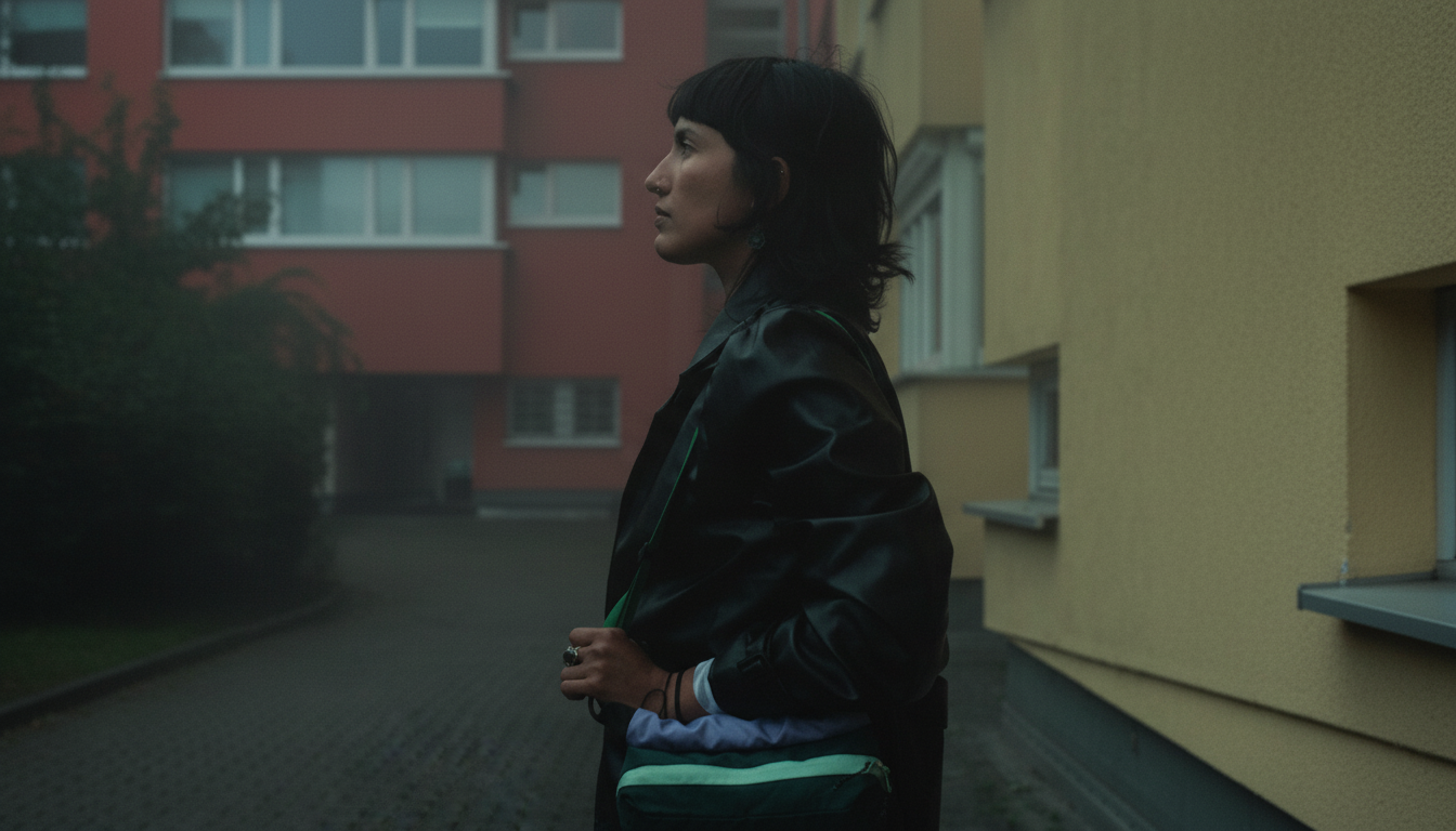 A stylish belt bag worn at a vibrant festival, showcasing hands-free convenience.